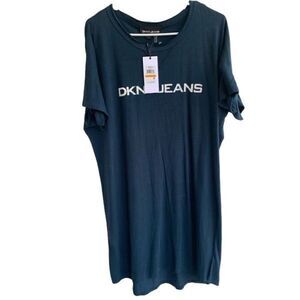 DKNY oversized shirt sport dress size S